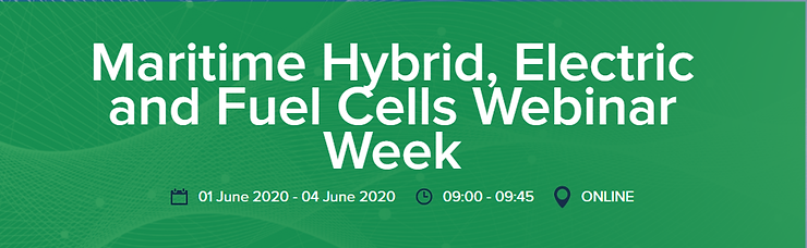 На этой неделе будет проведена серия вебинаров, посвященных морским гибридным, электрическим и топли