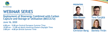 Технология BECCS/U будет обсуждаться на новом вебинаре