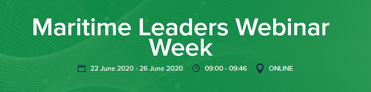 Морские лидеры станут темой вебинаров на следующей неделе