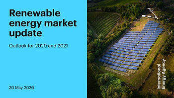 Отчет то IEA, посвященный рынку возобновляемой энергетики
