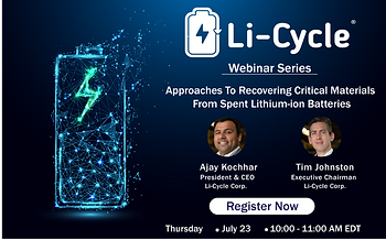 Подходы к восстановлению важнейших материалов из отработанных литий-ионных батарей будут обсуждены н